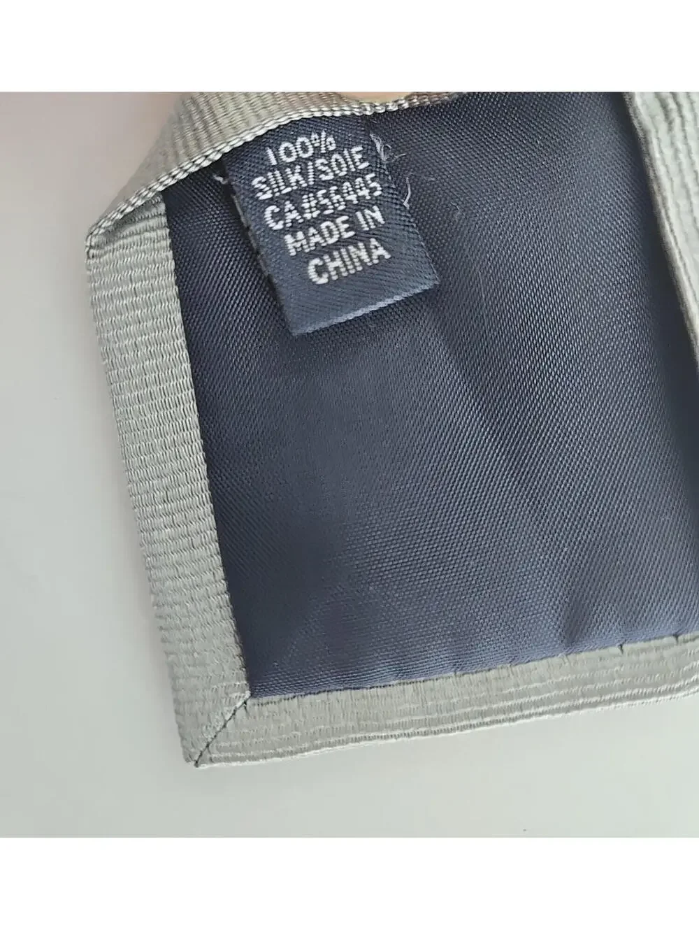 J.Crew Crewcuts Solid Gray Dino Embroidered Neck Tie Silk 52